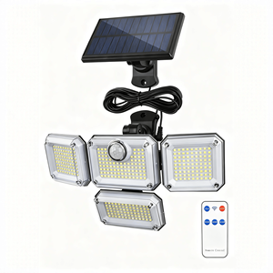 Luci Solari da Esterno con 333 LED ad Ampio Angolo, Sensore di Movimento, 3 Modalità, 270 Gradi, Luce Diurna Bianca, Luci LED con Sensore Remo - Product Image 1