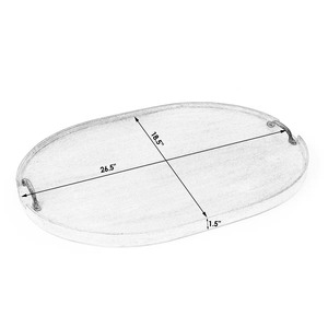 Bandeja de madera para uso diario, elegante y duradera, para servir en el hogar, la cocina y las necesidades diarias de servicio, hecha a mano en India. - Product Image 2