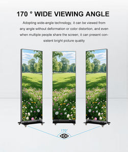 Pantalla LED plegable P1.8 P2.5 para póster, interior/exterior, móvil, con soporte de pie, pantalla digital LED HD para publicidad, ideal para eventos desplegables. - Product Image 2