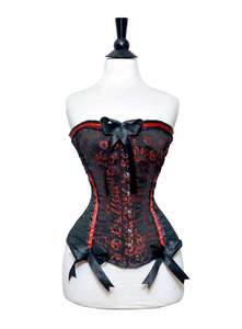 <b>Vintage</b> Women's <b>Corset</b> Tops Sexy Overbust Shapewear Breathable Modern Borcade <b>Corset</b> for Plus Sizes - Product Image 4
