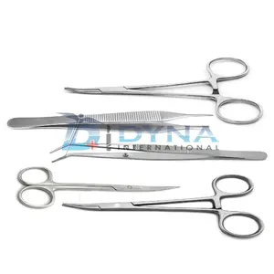 Stainless steel Best product Surgical Micro Artery Hemostat Forceps Tweezers Medical Dissecting Tools Kit