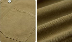 Veste de mode pour homme, haute qualité, personnalisée, décontractée, avec logo brodé, manches longues, en coton sergé, pour un look professionnel et sportif - Product Image 6