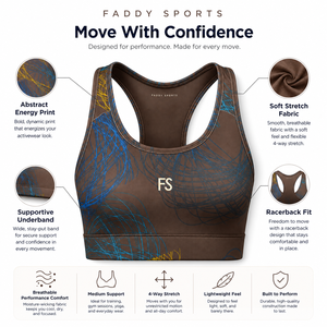 High Impact Racerback Women Sports <b>Bra</b> Printed Padded Yoga Top Breathable Fitness Gym Wear Workout <b>Bra</b> for Women Wholesale - Product Image 5