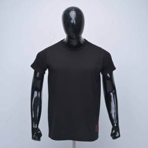 Camisetas de algodón gráfico de alta calidad al por mayor, fabricantes de ropa urbana con logotipo personalizado, estilo casual, camiseta negra premium para hombre - Product Image 1