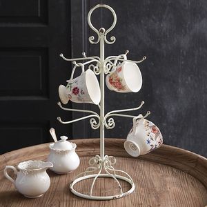 Porte-gobelets en fer de qualité supérieure offrant une construction métallique robuste pour un rangement sûr des tasses et des mugs - Product Image 5