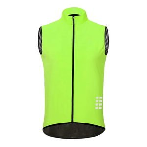 Custom <b>Men</b> Cycling Vest Blank Sleeveless Cycling <b>Jacket</b> Plain Windproof Reflective <b>Bike</b> Vest Breathable Mesh Sportswear - Product Image 3