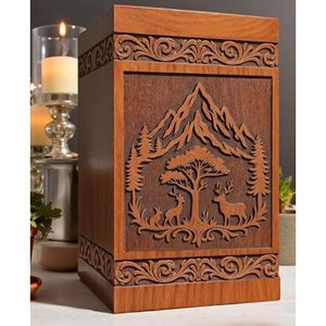 Wooden Urn for Ashes Export Quality Supplier Wooden Urn with Custom Branding for Wholesale urn by AYAANS - Product Image 5