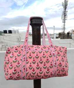 Bolsas de Viaje Acolchadas de Algodón, Deportivas y Duraderas, con Volantes, Personalizadas con Estampado, Bolsas de Fin de Semana para Chicas y Damas - Product Image 2