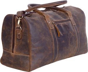 2026 Latest Stylish <b>Duffle</b> Travel <b>Bags</b> Handmade 100% Genuine <b>Leather</b> Soft Material <b>Duffle</b> <b>Bag</b> Sport Style Personalized Wholesale - Product Image 4