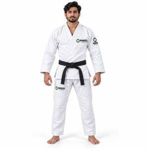 Nuevo Diseño de Uniforme de Artes Marciales Mixtas, Tejido de Perlas, Algodón, Costuras Duraderas, Ligero, Antibacteriano, Absorbe la Humedad - Product Image 1