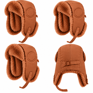 Gorro de esquí de invierno con forro, gorro cálido a prueba de viento con protección para los oídos para adultos, uso al aire libre - Product Image 3