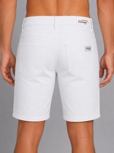Denim Shorts Stylish Distressed Design Comfortable <b>Stretch</b> Fabric <b>Men</b> Casual Everyday Wear Durable Summer Fashion Bottoms - Product Image 3