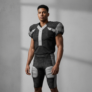 Uniforme de Fútbol Americano de Alto Rendimiento, Personalizado con Impresión Sublimada, Poliéster que Absorbe la Humedad, Uniforme de Fútbol para Hombre - Product Image 5