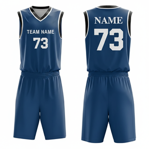 Maillot de basket-ball personnalisé de haute qualité pour hommes, ensemble de sport professionnel respirant et à séchage rapide - Product Image 4