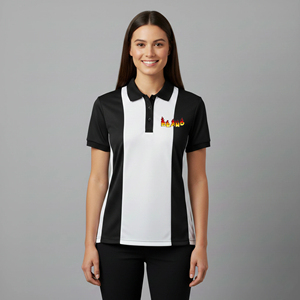 ODM OEM 300GSM 100% Cotton Short Sleeve <b>Button</b> Women's Shirt Custom Logo Appliques Hip Hop Summer Quick Dry Breathable - Product Image 1
