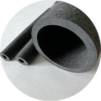 Tube en mousse extrudée TPE léger, noir, ignifuge équivalent UL94 V-0, sans halogène, respectueux de l'environnement, pour découpe