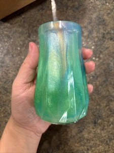 Handmade Eco-Friendly Waterproof Resin Tabletop <b>Vase</b> with Asian Zen Design - Product Image 2