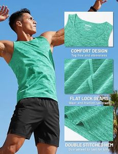 เสื้อกล้ามครอปผู้ชายแบบสั่งทำ |   ผ้าฝ้าย 100% คอวี สไตล์ฮิปฮอป |   ป้องกันรังสียูวีและเป็นมิตรกับสิ่งแวดล้อม |   ตัวเลือกฉลากส่วนตัวและโลโก้แบบกำหนดเอง - Product Image 5