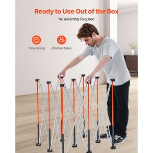 Banco da Lavoro Pieghevole Portatile 1,25 x 1,25 m, Capacità di Carico 1588 kg, Nessun Montaggio Richiesto per Lavorazione del Legno - Product Image 6