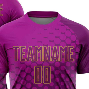 Uniforme de Fútbol Personalizado al Por Mayor, Conjunto de Camiseta y Pantalones Cortos de Poliéster Transpirable, Ligero y de Secado Rápido, con Estampado Digital - Product Image 4