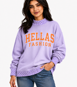 Suéter de Cuello Alto para Mujer, de Alta Calidad, Ligero, de Algodón y Felpa, con Logotipo Personalizado, Estilo Casual Relajado, Puños Acanalados, Proveedor Mayorista - Product Image 1