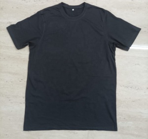 Camiseta personalizada de algodón puro de alta calidad, camiseta de media manga ajustada de gran tamaño Regular de peso pesado en blanco, Camisetas estampadas para hombres - Product Image 5