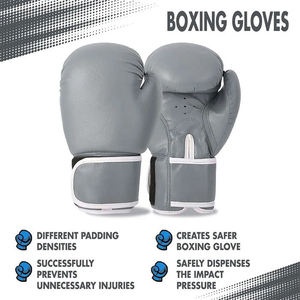 Gants de boxe en cuir PU robustes sur mesure pour fabricants, équipement d'entraînement de boxe, nouvelle collection 2026 - Product Image 4