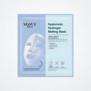 Mascarilla facial Dermal Seoul Face Hyaluronic Hydrogel Melting Mask 34g para adultos, hidratante, nutritiva, en bolsa, mascarilla coreana. - Product Image 6
