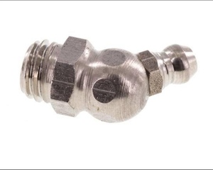 Buse de graissage filetée en métal de 6 mm pour excavatrice, pour équipement hydraulique - Product Image 1