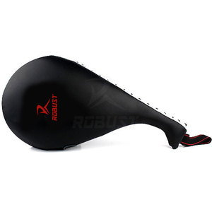 แผ่นรองเตะเทควันโด หนังวัว หนังแท้ เป็นมิตรกับสิ่งแวดล้อม ระบายอากาศได้ดี สำหรับฝึกศิลปะการต่อสู้ ดีไซน์จับถนัดมือ ใช้งานได้ยาวนาน - Product Image 6