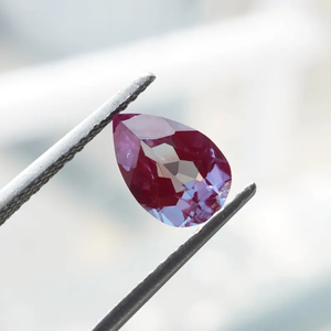 HAYAAT GEMS Pierre précieuse naturelle Alexandrite en forme de poire, changeant de couleur, 1,15 carat, pour la fabrication de bijoux - Product Image 2
