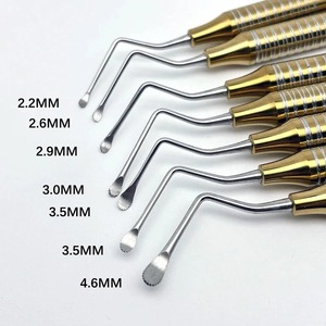 BAFA SURGICAL INSTRUMENTS Kit de Curetas Dentales Dentadas de 7 Piezas/Set, Curetas de Doble Punta para Limpieza y Excavación, Cuchara Restauradora - Product Image 2
