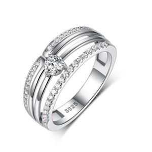 Anillo de Moissanita de Lujo ZAWO HOUSE, Plata 925, Chapado en Oro de 18K, Elegante y Moderno, Unisex, Regalo Perfecto para Bodas, Fiestas y Aniversarios - Product Image 1
