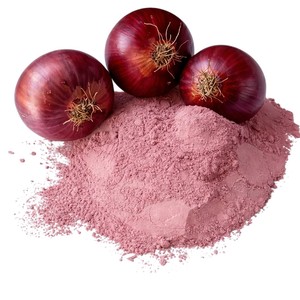 Poudre d'oignon de qualité supérieure 100% naturelle, à base de plantes, de qualité alimentaire, fabriquée à partir d'oignons frais déshydratés - Product Image 1