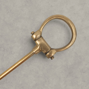 Antique Brass Shoehorn Vintage Style Long Handle <b>Shoe</b> Horn Classic Footwear Dressing Aid <b>Decorative</b> <b>Shoe</b> Care Accessory - Product Image 3