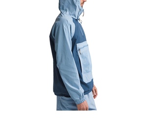 OEM <b>Lightweight</b> Windbreaker <b>Rain</b> <b>Jacket</b> for <b>Men</b> Collar Hooded Breathable Front Big Pocket Color Block Windbreaker <b>Jacket</b> - Product Image 3