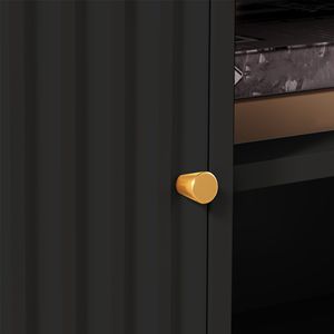 Mueble para TV Moderno de Mediados de Siglo, Color Blanco, 55/60/65 Pulgadas, Centro de Entretenimiento, Consola Multimedia con Almacenamiento para Sala de Estar - Product Image 6