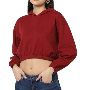 <b>Top</b> Quality Stylish Women <b>Crop</b> <b>Top</b> <b>Hoodies</b> Wholesale Price New Design Outdoor Use High Manufacture Women <b>Crop</b> <b>Top</b> <b>Hoodies</b> - Product Image 1