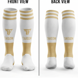 Men Flag Football Socks Wool/Spandex Quick Dry Breathable Eco-Friendly Custom Logo Crew Socks - Product Image 1