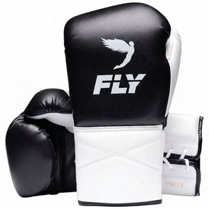 Gants de boxe Fly sur mesure fabriqués en usine, 100% cuir véritable, professionnels, à lacets. - Product Image 4