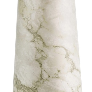 Modern <b>Marble</b> Accent Lamp Featuring Sophisticated Cone Silhouette Warm Ambient Glow And Premium Interior Styling - Product Image 2