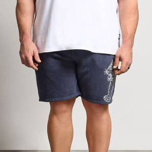 Pantalones Cortos de Felpa de Algodón para Hombre, Personalizados con Serigrafía, Diseño Gráfico, Estilo Casual Urbano, Largura hasta la Rodilla, con Cordón Ajustable - Product Image 4