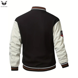 Stylish OEM Service Men's Canvas Best Selling Custom Winter Wear With Front Logo New Arrival College Baseball Varsity Jackets - Product Image 2