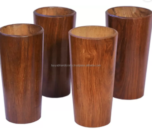 Accueil Hôtel Verre Verre Verre Bois Naturel Bonne Qualité Meilleur Bois Verre Fête De Mariage De L'Inde - Product Image 4