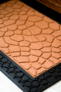 StoneGrip Heavy Duty Polypropylene Moulded Door Mat with Rubber Backing and Rubber Edge Border Anti Slip Outdoor Entrance Mat - Product Image 3