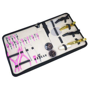 ชุดอุปกรณ์ต่อผมสแตนเลสพร้อมเข็มเกี่ยวผมแบบมืออาชีพ สำหรับขายส่ง พร้อมป้ายกำกับแบบกำหนดเอง - Product Image 1