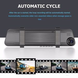 1080P HD Video Recorder Car DVR Dual Dash Cam Front and Rearview Mirror Camera - Product Image 6