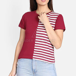 เสื้อยืดคอกลมแขนสั้นผู้หญิงสำหรับฤดูร้อน สไตล์ลำลอง ขายดี รับสกรีนโลโก้และออกแบบได้ ผลิตจากผ้าฝ้าย 100% แห้งเร็ว ระบายอากาศได้ดี - Product Image 4