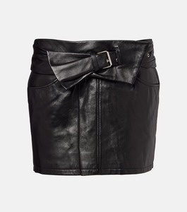 Mini-jupe en cuir PU personnalisée pour femme – Élégante, taille haute, style streetwear, douce et confortable – Service d'échantillons OEM/ODM disponible - Product Image 5