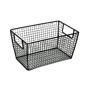 Luxueux panier de rangement de fruits en métal fini noir meilleure qualité Style Vintage pour l'utilisation de décor de table de cuisine - Product Image 6